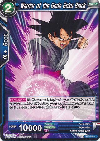 Warrior of the Gods Goku Black BT2-055 C